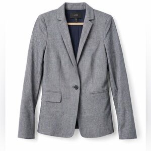 J. Crew Classic Denim Blue Blazer size 4 Women’s